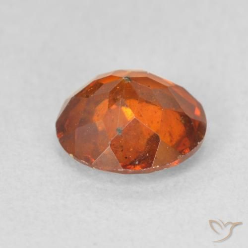 Esfalrita Naranja oscuro natural de 1.31 ct, Redondo, SI