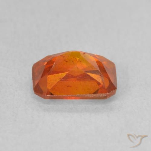 Esfalrita Naranja fuego natural de 1.40 ct, Corte Octágono / Esmeralda, VS-SI