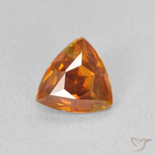 1.08ct Natural Naranja claro Esfalrita, Trillón, VS-SI