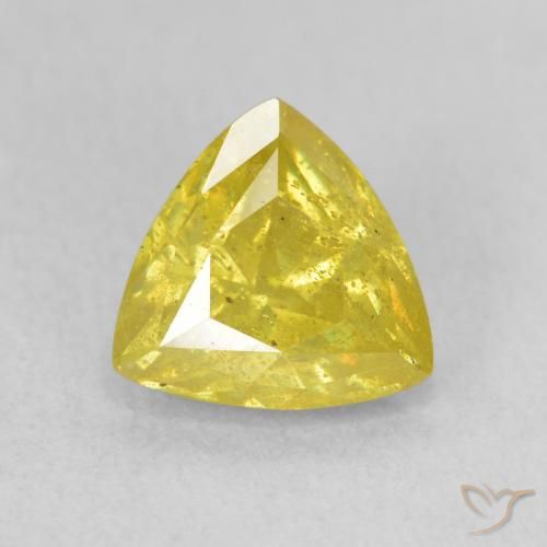 2.25ct Natural Amarillo amarronado esfalerita, Trillón, SI