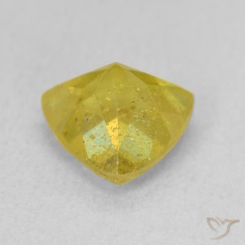Esfalrita Amarillo amarronado natural de 2.25 ct, Trillón, SI