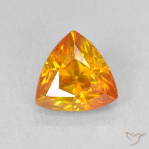 1.48ct Natural Naranja albaricoque esfalerita, Trillón, SI
