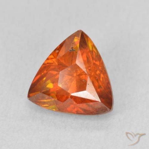 Esfalrita Naranja medio natural de 1.69 ct, Trillón, SI