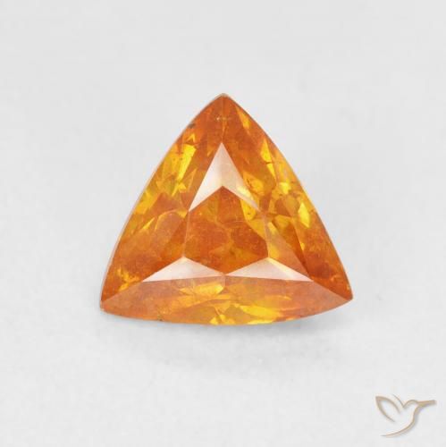 1.67ct Natural Naranja albaricoque esfalerita, Trillón, SI