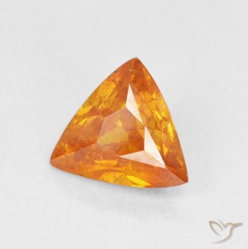 Esfalrita Naranja albaricoque natural de 1.67 ct, Trillón, SI