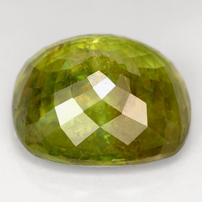 Esfena multicolor natural de 18,40 ct, corte cojín, SI