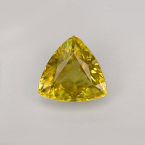 Esfena amarillo natural de 1,46 ct, trillón, VS-SI