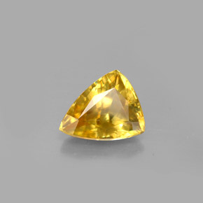 Esfena amarillo natural de 1,52 ct, trillón, VS