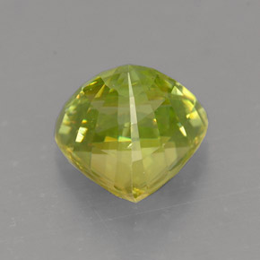 Esfena verde natural de 1,46 ct, trillón, VS