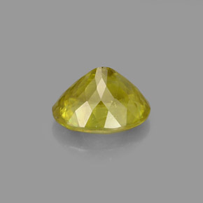 Esfena verde natural de 1,74 ct, corte óvalo, VS-SI
