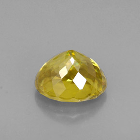 Esfena Dorado amarillo natural de 1.12 ct, Corte Óvalo, VS