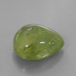 Esfena verde natural de 10,20 ct, transparente, transparente / translúcido