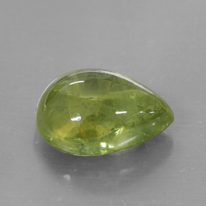 Esfena verde natural de 7,93 ct, transparente, transparente / translúcido
