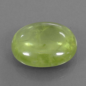 Esfena verde natural de 5,40 ct, transparente, transparente / translúcido