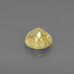 Esfena oro natural de 0,45 ct, corte redondo, VVS-VS