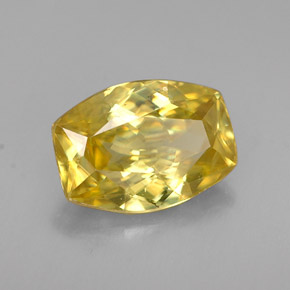 Esfena amarillo natural de 1,66 ct, forma elegante, VS-SI