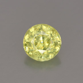 Esfena multicolor natural de 0,76 ct, corte redondo, VS
