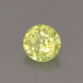 Esfena multicolor natural de 0,76 ct, corte redondo, VS