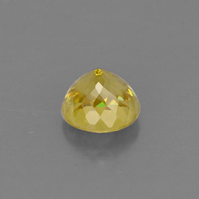 Esfena amarillo natural de 0,73 ct, corte redondo, VVS-VS