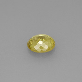 Esfena amarillo natural de 0,75 ct, corte óvalo, VS