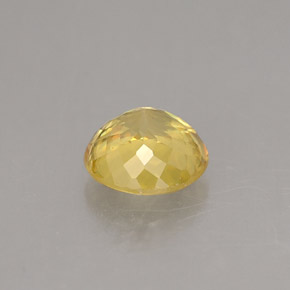 Esfena amarillo natural de 0,73 ct, corte redondo, VS