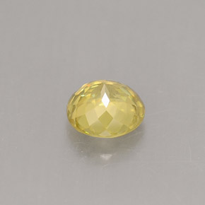 Esfena amarillo natural de 0,50 ct, corte redondo, VS-SI