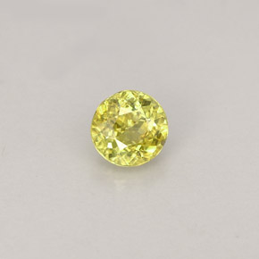 Esfena Multicolor natural de 0.39 ct, Corte Redondo, VS