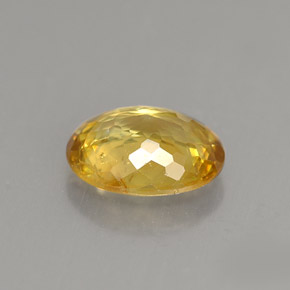 Esfena Dorado amarillo natural de 1.43 ct, Corte Óvalo, VS