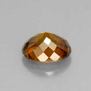 Esfena naranja natural de 1,12 ct, corte óvalo, VS