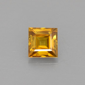 Esfena dorado natural de 0,46 ct, cuadrado, VS
