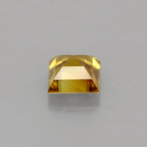 Esfena dorado natural de 0,46 ct, cuadrado, VS