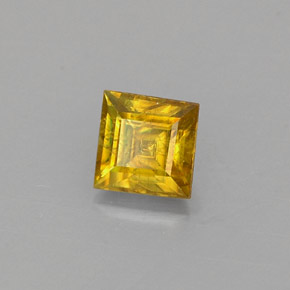 Esfena oro natural de 0,44 ct, cuadrado, VS