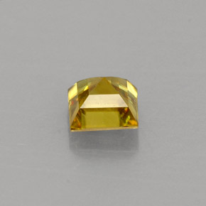Esfena oro natural de 0,44 ct, cuadrado, VS