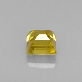 Esfena oro natural de 0,64 ct, cuadrado, VS-SI