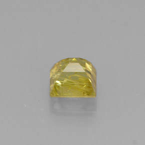 Esfena amarillo natural de 0,38 ct, cuadrado, VS-SI