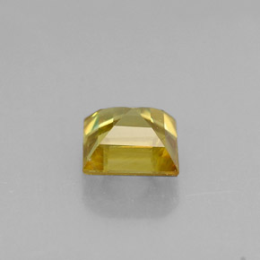 Esfena oro natural de 0,43 ct, cuadrado, VS