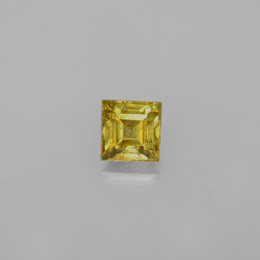 Esfena oro natural de 0,39 ct, cuadrado, VS-SI