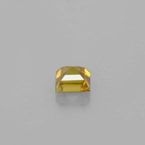 Esfena oro natural de 0,39 ct, cuadrado, VS-SI