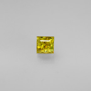 Esfena oro natural de 0,46 ct, cuadrado, VS