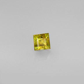 Esfena oro natural de 0,46 ct, cuadrado, VS