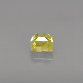 Esfena oro natural de 0,37 ct, cuadrado, VS-SI