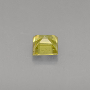 Esfena amarillo natural de 0,36 ct, cuadrado, VS-SI