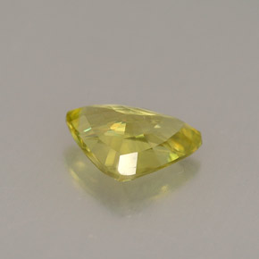 Esfena amarillo natural de 0,93 ct, trillón, VVS-VS