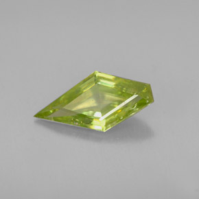 Esfena verde natural de 1,23 ct, forma elegante, VS-SI