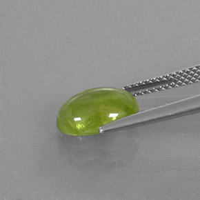 Esfena verde natural de 2,93 ct, transparente, transparente / translúcido