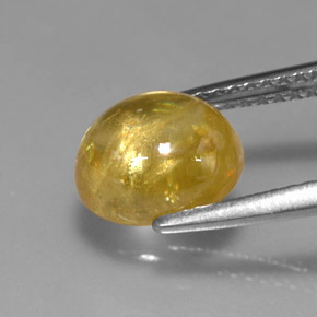 Esfena Dorado amarillo natural de 2.82 ct, Transparente, Transparente / Translúcido