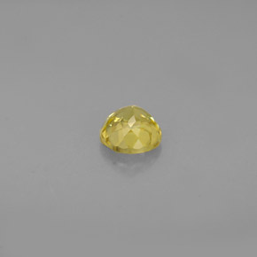 Esfena oro natural de 0,47 ct, corte redondo, VVS-VS
