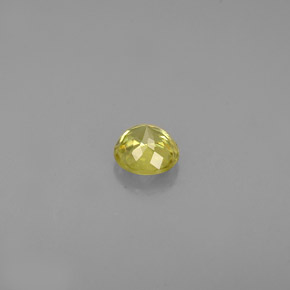 Esfena Dorado verdoso natural de 0.40 ct, Corte Redondo, VVS-VS