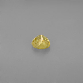 Esfena Dorado verdoso natural de 0.34 ct, Corte Redondo, VS