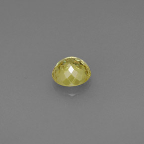 Esfena verde natural de 0,46 ct, corte redondo, VS